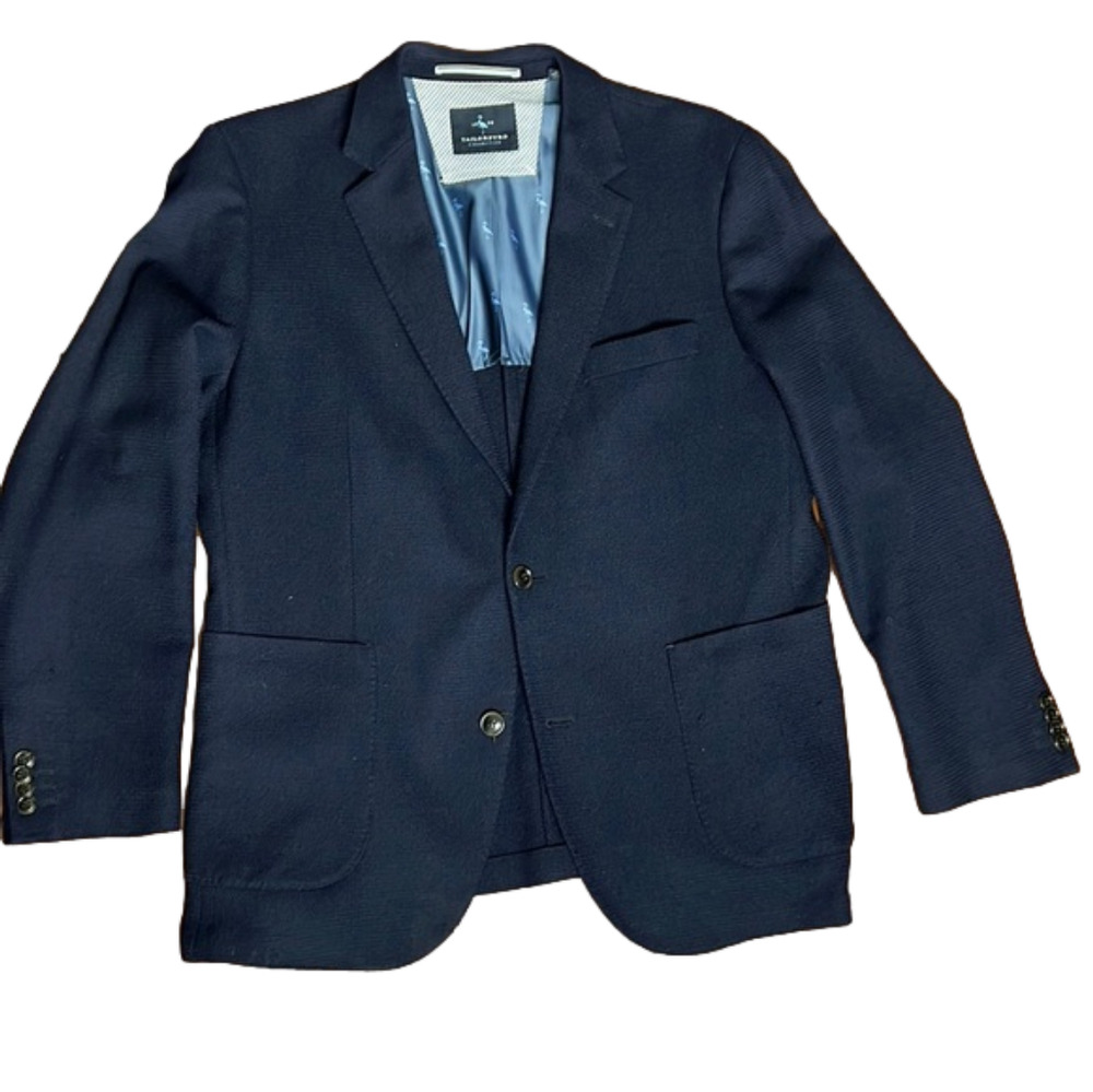 Tailorbyrd Collection Men's navy two button sportcoat